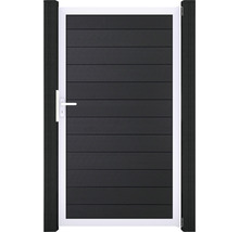 Gartentor mit Aluminiumrahmen und Griff