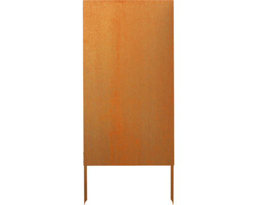 Sichtschutzelement palatino Space vertical uni 99 x 180 cm Corten Hochbeet-Aufsatz aus Metall