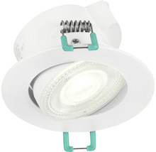 LED Einbauleuchte schwenkbar IP44 5,5W 550 lm einstellbares weiß Ø 8,7/6,8-7,4 cm 230V