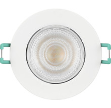 LED Einbauleuchte schwenkbar IP44 5,5W 550 lm einstellbares weiß Ø 8,7/6,8-7,4 cm 230V