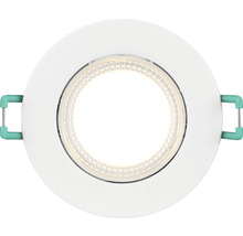 LED Einbauleuchte schwenkbar IP44 5,5W 550 lm einstellbares weiß Ø 8,7/6,8-7,4 cm 230V