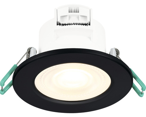 Deckeneinbaustrahler mit schwarzem Rahmen