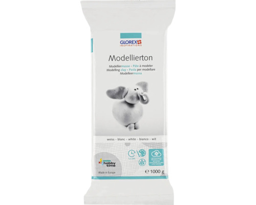 Modellierton lufthärtend weiss 1000 g Modellierton lufthärtend weiss 1000 g