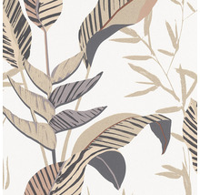 Vliestapete 10332-02 Elle Decoration 3 Blätter Beige