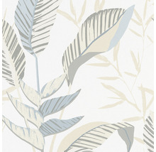 Vliestapete 10332-07 Elle Decoration 3 Blätter Creme