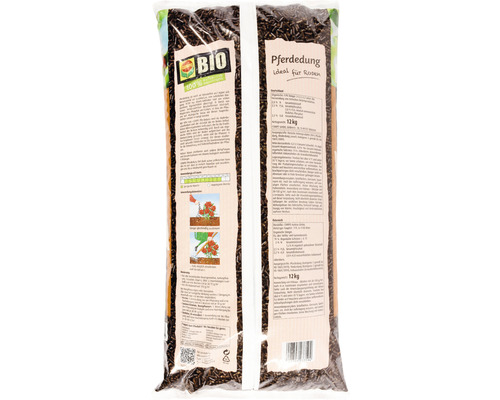 Pferdedung ideal für Rosen im 12 Kilogramm Sack