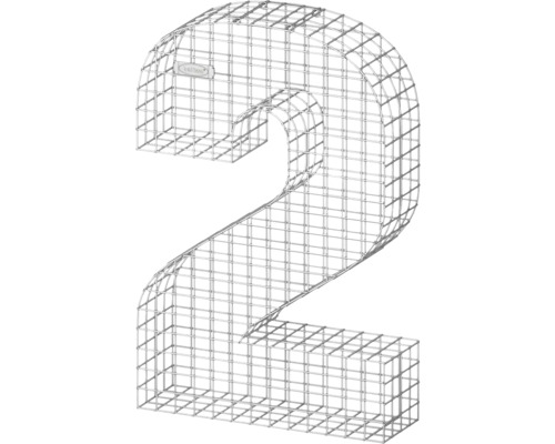 Gabionenziffer Zwei zur Gartengestaltung