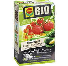Langzeitdünger COMPO BIO Tomatendünger mit Schafwolle 100% natürliche Inhaltsstoffe 750 g, auch für andere Gemüsesorten, 5 Monate Langzeitwirkung-thumb-0