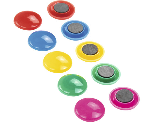 Mehrfarbige Magnete im Set