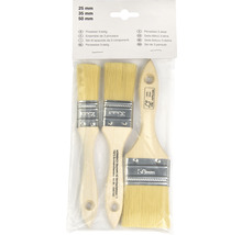Pinselset 3-teilig natur 25, 35 und 50 mm