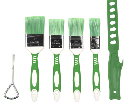 Farbroller Set mit vier Pinseln, Farbdosenöffner und Multifunktionswerkzeug