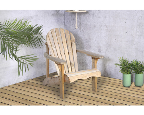 Gartenliege SenS-Line garden furniture Single Relax 93 x 77 x 90 cm Holz imprägniert