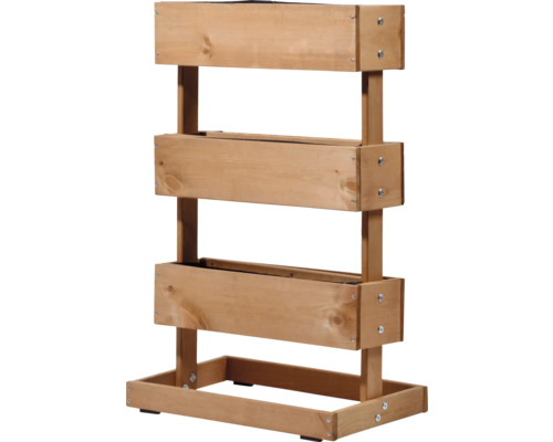 Holz Pflanzentreppe mit drei Ebenen für den Garten