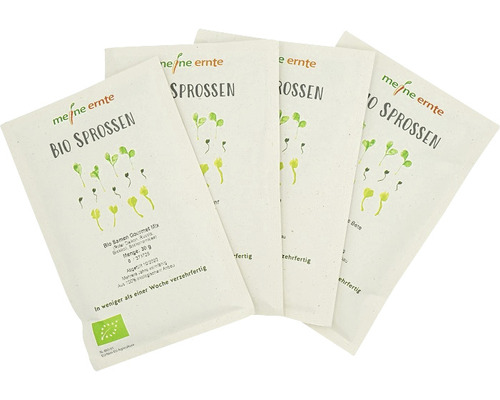Vier Packungen Meine Ernte Bio Sprossen Samen Gourmet Mix