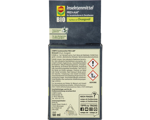 COMPO Insektenmittel PREV-AM zur Schädlingsbekämpfung
