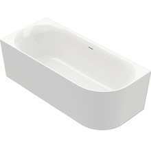 Vorwandbadewanne Raumsparbadewanne OTTOFOND Afinar Corner 80 x 180 cm weiß Glänzend Glatt 703944