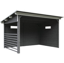 Pavillon SKAN HOLZ Vimmerby 410 x 310 cm schiefer