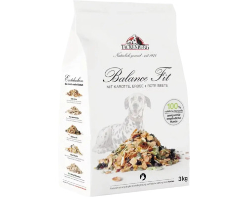 Tackenberg Balance Fit Trockenfutter mit Karotte, Erbse und Rote Beete in 3 Kilogramm Packung