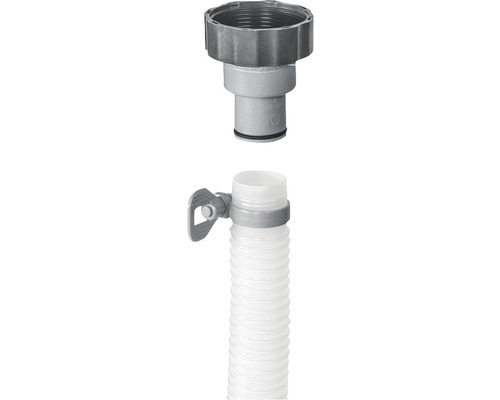Siphonanschluss mit Schlauchschelle