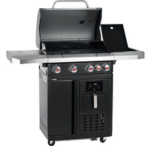 Fyrton Gasgrill mit vier Brennern, Seitentisch und Unterschrank