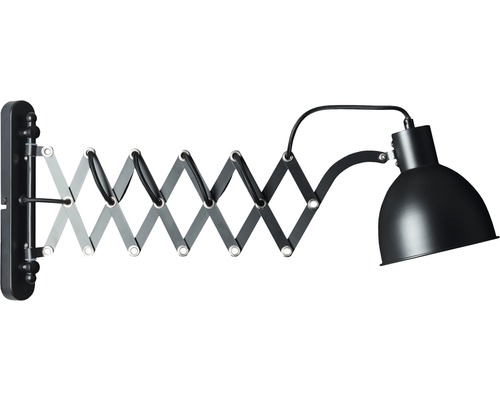 Schwenkbare Wandleuchte mit Lampenschirm