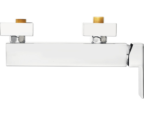 Eingebauchte Armatur zur Wandmontage