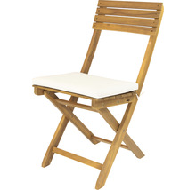 Gartenmöbelset GARDEN PLACE Lisa 2 -Sitzer 3 tlg. braun aus Holz, klappbar, inkl. Sitzkissen