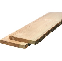 Massivholzbrett Douglasie einseitig unbesäumt mit Baumkante 30x200-250x1200 mm-thumb-0