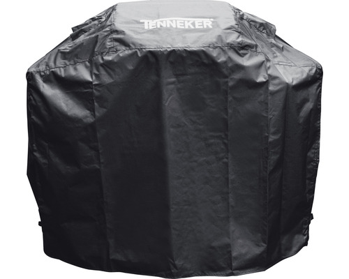 Schwarze Grillabdeckung der Marke Tenneker.