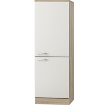 Optifit Kühlumbauschrank für 88er Einbaukühlschrank Dakar286 BxTxH 60 x 60 x 174,4 cm weiß glänzend zerlegt Anschlag reversibel KUDK MH661-9+