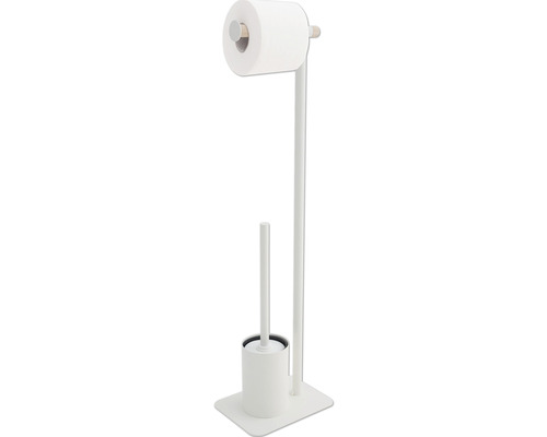 Toilettenpapierhalter mit Toilettenbürste