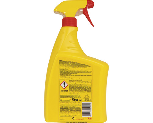 Unkrautvernichter in Sprühflasche