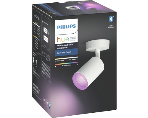 Philips hue LED | Color 1er White HORNBACH Wandspot Spot Fugato 