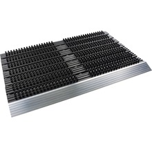 Fußmatte mit Bürsteneinsatz und Aluminiumrahmen
