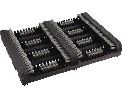 Schuhabstreifer mit Bürsten