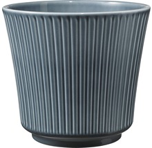Übertopf Soendgen Delphi Keramik Ø 16 cm H 14 cm blaugrau glänzend-thumb-0