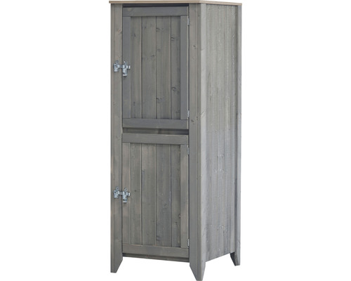 Gartenschrank/Outdoorküche Konsta Typ 559 Hochschrank inkl. 2 Türen 60 x 60 x 160 cm hellgrau-0