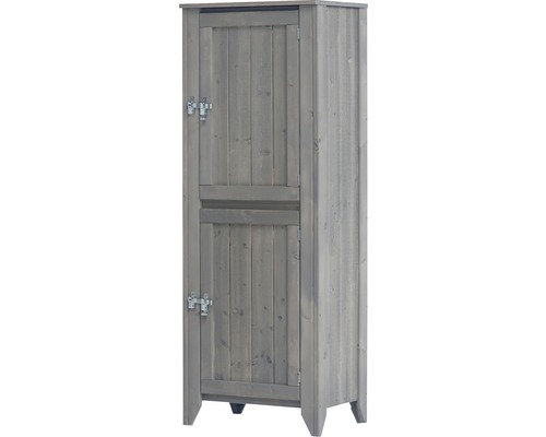 Gartenschrank/Outdoorküche Konsta Typ 559 Hochschrank inkl. 2 Türen 60 x 40 x 160 cm hellgrau-0