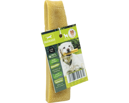 Dauerkaustreifen aus Kuhmilch für Hunde, Größe M