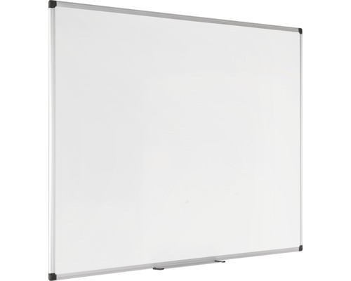 Weißes Whiteboard mit silberfarbenem Rahmen