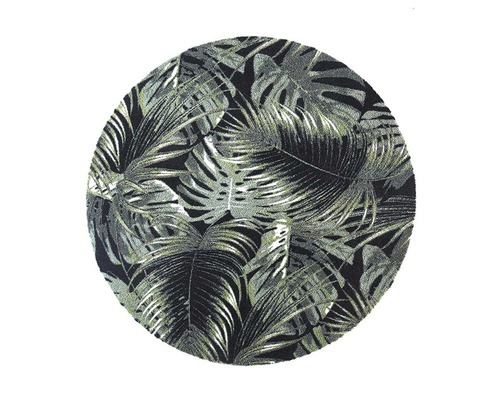 Fußmatte Schmutzfangmatte Universal Palm Leaves grün Ø 100 cm