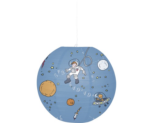 Kinderzimmerleuchte Papierballon Raumfahrt Ø 400 mm ohne Fassung + Aufhängung