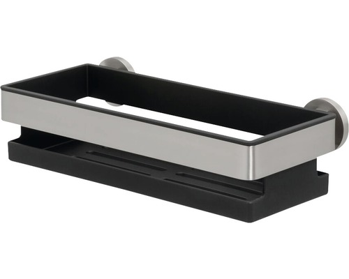 Duschablage aus Metall und Kunststoff zur Wandmontage