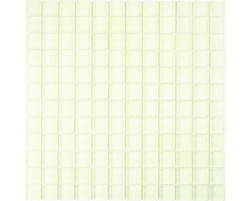 Glasmosaik Quadrat Crystal 2,3cm uni blau light blue fluoreszierend Fliesenmosaik aus Glas