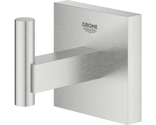 Grohe Logo. Einzelner Garderobenhaken aus Metall.
