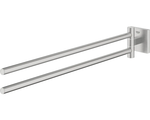 Doppelter Handtuchhalter aus Metall