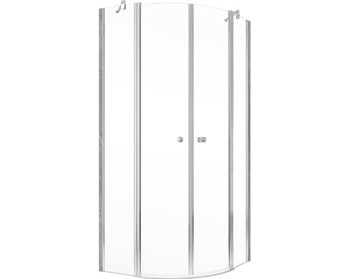 Duschkabine mit Eckeinstieg und Klarglas