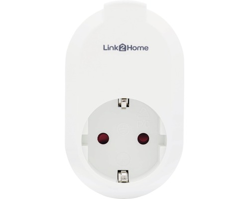 Link2Home WiFi Steckdose und Zeitschaltuhr weiß