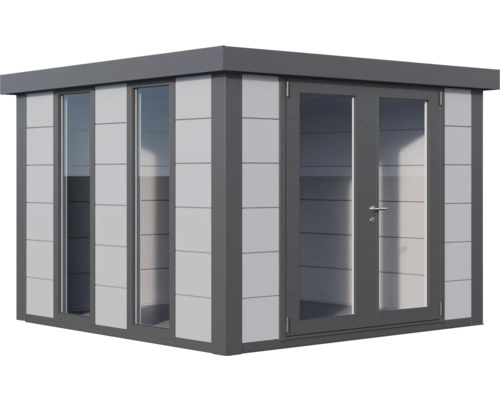 Gartenhaus mit Fenstern und Doppeltür