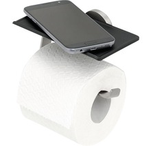 Toilettenpapierhalter TIGER Noon mit Ablage Edelstahl gebürstet